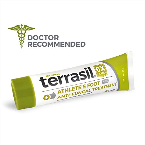 Athletes Foot Cream Treatment Extra Strength Max - Kills Foot Fungus 6X Faster Natural With Tea Tree Oil And Clotrimazole By Terrasil (25Gm) #TOP3