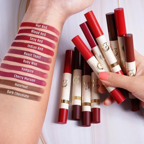 Image of MATTLOOK Velvet Smooth Lipstick | High Pigmentation | Non-Transfer & Waterproof | Creamy | Long Lasting Lipstick (17-Passionate-Pink,2g)