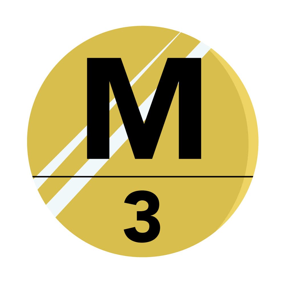 Signalétique.biz France - Plaque Acrylique Miroir Or 3 mm Rond - PMMA XT Synthétique - Diamètre 350 mm