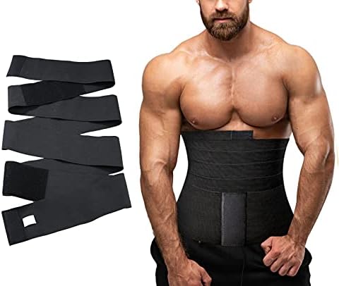 Sunhigo Bandage Wrap Waist Trainer For Women,Invisible Waist Wrap Band Adjustable Waist Trimmer Belt Postpartum Recovery Belly Body Shaper Compression Wrap Lumbar Waist Support (5M)