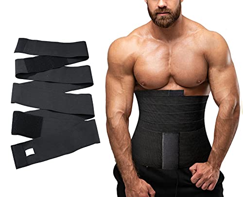 Sunhigo Bandage Wrap Waist Trainer For Women,Invisible Waist Wrap Band Adjustable Waist Trimmer Belt Postpartum Recovery Belly Body Shaper Compression Wrap Lumbar Waist Support (5M) #TOP22