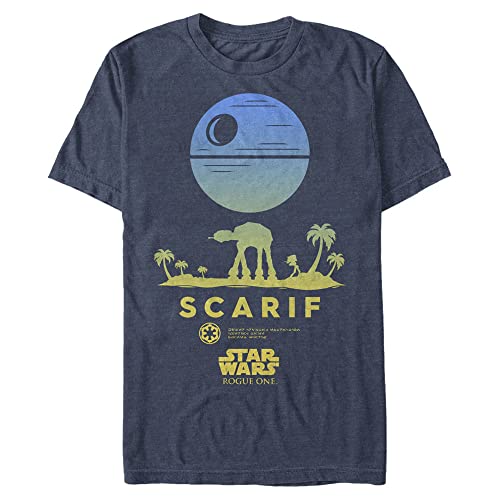 Camiseta Star Wars Estrella Scarif hombre revive la batalla espacial icónica