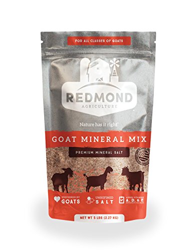 Redmond – Goat Mineral Supplement Mix, Unrefined Salt, 5 lbs