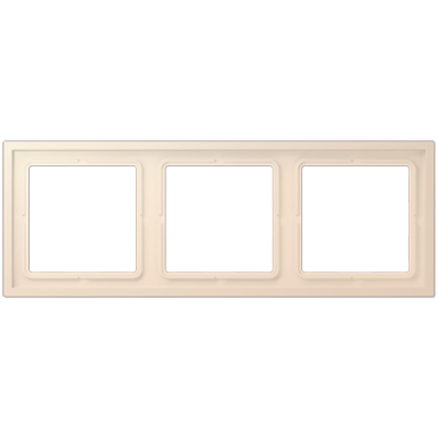 Cadre triple LS ZERO LC32091 JUNG encastrable affleurant gris