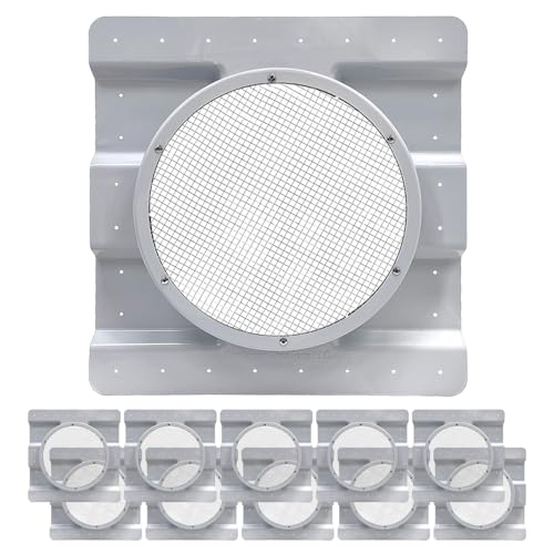 AdaptAIR Roof Turbine Vent (10 Pack) 12 inch Roof Vent Adapter - Designed for Conex Container, Shipping Container House, Fits Whirlybird Roof Vent and Solar Roof Vent Fan by Container Creations