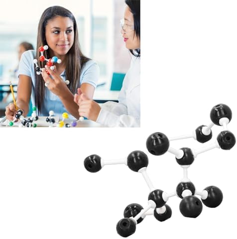 Ycauty Molecular Crystal Structure Model Durable Educational Kit for Teachers Students Plastic 60 C60 30 - 2