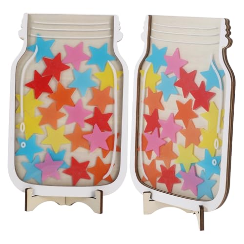Pots de récompense étoile magnétiques pour tableau de comportement enfant et classe