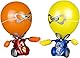 Silverlit 88038 ROBO Kombat Balloon Puncher by, ferngesteuerte Spielzeug, 2 Roboter und Zubehör, Ton-und Lichteffekten, 14 cm, rot und blau, ab 5 Jahren