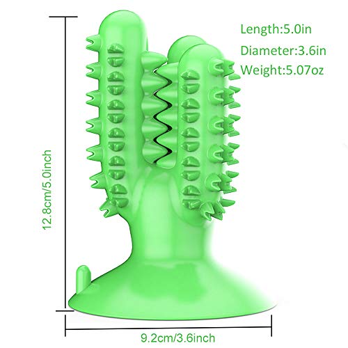 Ceesc Dog Toothbrush Chew Toys Dog Teeth Cleaning Stick,Puppy Brushing Dental Oral Care For Small Medium Large Dogs (Green) #TOP2