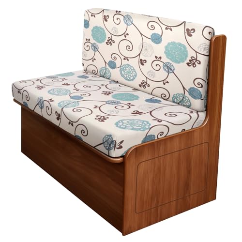 Image of SearchI RV Dinette Cushion Covers, Stretch Camper Cushion Slipcovers for Travel Trailer Couch RV Booth Seat, Replacement Camper Sofa Chair Protector (1 Backrest Cover & 1 Bench Cover, Ball Flower)