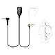 Retevis EAM101 Funkgerät Headset 1 Pin 2.5mm Kopfhörer Kompatibel mit Walkie Talkie RT45 Motorola TLKR T80 T80 Extreme T82 T82 Extreme T92 H2O T60 T61 T62 T81 Hunter T270 HYT TC-320 (2 STK.)