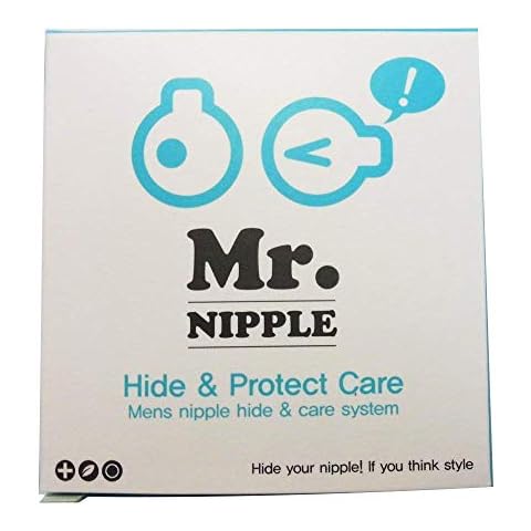 ALLIVING 2-PACK Mr. Nipple Hide & Protect Care (Mens' Nipple Hide & Care System) / 50 pair (100 pieces) nipple cover for men Cover