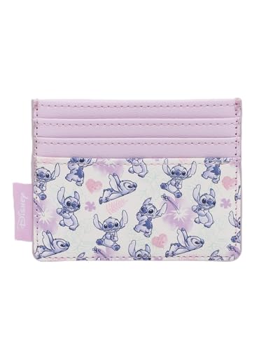 Loungefly Disney Stitch Tropical Heart Pastel Cardholder LAVENDER NONE