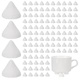 Pyramidenform für optimale Stabilität:Speziell gestaltete Pyramidenbasis verteilt das Gewicht gleichmäßig über die Brennregale oder Stützen., Ideal zur Sicherung von breiten Brennregalen, zarte Porzellan, oder Kegelstützen in beiden Heimstudios und professionellen Keramiköfen