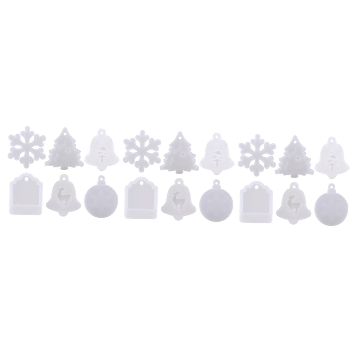 3 Ensembles Moules En Silicone De Noël Gâteau De Sapin De Noël Moules À Gâteau Moule Maison Bonbons À Bougies Pour La Fabrication De Bougies Étain Gel De Silice 6 Pièces * 3