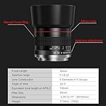 EF 85mm F1.8 Portrait Lens - Medium Telephoto Manual Cameras Lens for Canon EOS Rebel T Series (T8i/T7i/T7/T6/T3i/T2i/4000D/850D/SL3/SL2) & High-End DSLRs (6D Mark II/5D Mark IV/90D/80D/77D) - Image 5