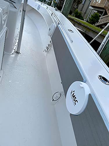 Marine Speaker Covers 6.5 Inch | Sold As Pair | Sun, Water, Dust Protection | Patented, Military-Grade Silicone Design | Black Logo #TOP4