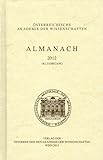  Almanach der Akademie der Wissenschaften / Almanach 2012 162. Jahrgang