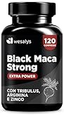 Maca Peruviana Nera Estratto Puro 20:1, 30.000 mg + Tribulus Terrestris + Arginina + Zinco | Integratori Made In Italy | Mass | Maca Wesalys