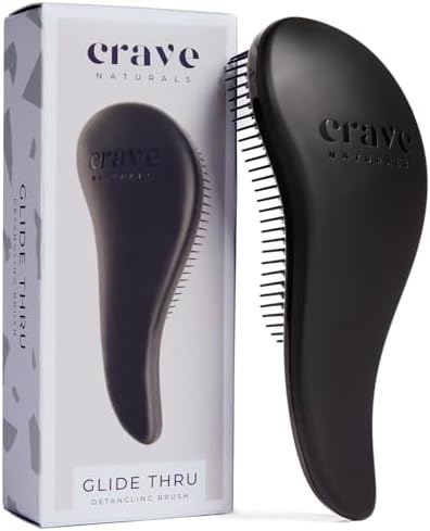 BIGGIE Glide Thru Detangling Brush Black