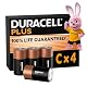 Duracell Plus C Batterien LR14, 4 Stück für Alltagsgeräte