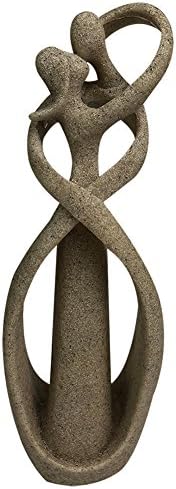 KOOMAGIC Abstract Characters The Lovers Statue Sculpture Sandstone Handmade Figurine Knick-Knack Home Decorations