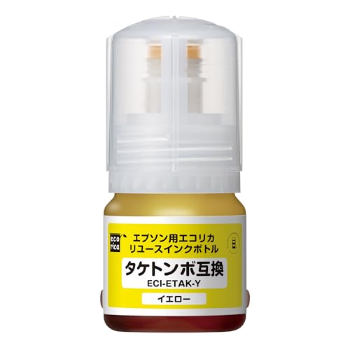 ecorica エプソン TAK-Y対応リサイクルインク EC-TAKY