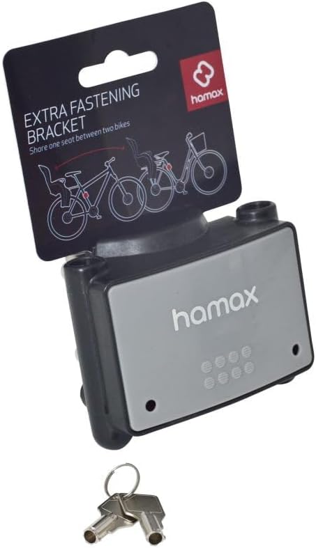 HAMAX Unisex fietshouder achterdrager Heckträger, Schwarz/Medium grau, Einheitsgröße EU