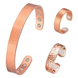 Vicmag Copper Bracelet for Men Women Magnetic Magnet brazaletes 100% Solid Pure Copper Jewelry Gift