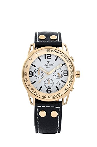 Oskar-Emil Classic Watches Conquest Gold/White Oskar-Emil Classic Watches Conquest Gold/White