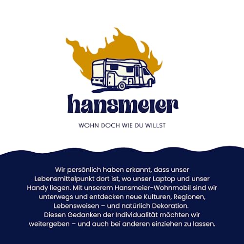 Hansmeier Geweih-Garderobenhaken - Stilvoll, Formschön & modern - Weiß - 54 cm - Deko Hirschgeweih - Mehrzweckhaken und Wanddeko - Hohe Tragkraft