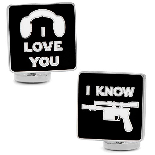 Star Wars I Love You I Know Icon Cufflinks Officially Licensed