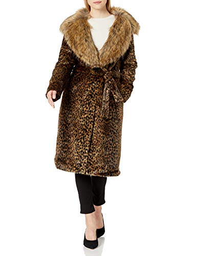 Show Me Your Mumu Women's Jacket, Cheetah Faux Fur, M