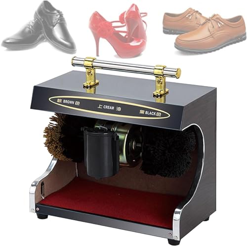 Générique Cireuse à Chaussures à Induction Entièrement Automatique, Cireuse à Chaussures électrique Domestique, Décharge Dhuile Intelligente pour éviter Lusure
