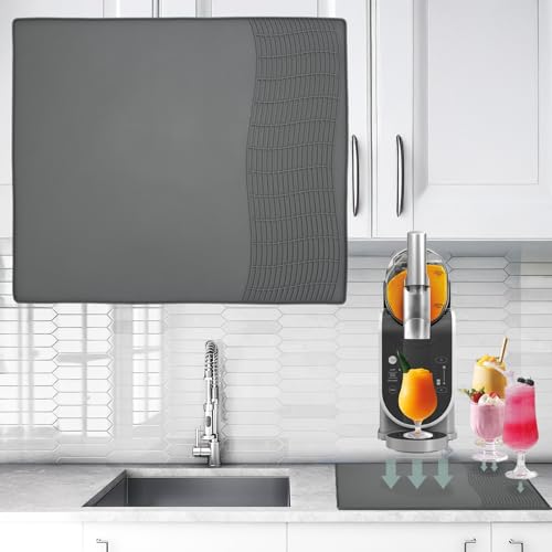 Slushie Machine Mat for Compatible with Ninja FS301C/FS301/FS300/Slushie 72 Oz/CREAMi 24 Oz, Ninja Slushie Accessories,Protect the Countertop, Easy to Clean, Upgrade Your Slushie Experience