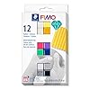 Staedtler C12-1ST FIMO effect, ovenhardende modelleermassa, set met 12 effectkleuren, 8013 C12-1, meerkleurig