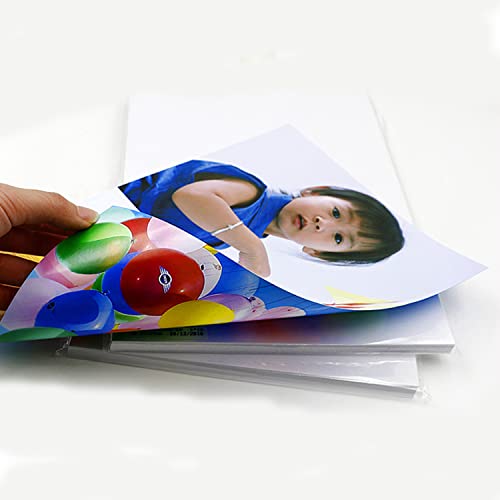 Liwute 50Sheets 8X11.5" Two-Sided Glossy Photo Paper For Inkjet Printer Printing, Brochure Paper, Office Supplies, Business Card, Menu, Design Draft Printing Etc (140G-50Sheets) #TOP22