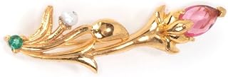 Shaya by CaratLane| 925 Silver | Matchmaking Maasi Brooch in Gold Plated | Gifts for Womens & Girls