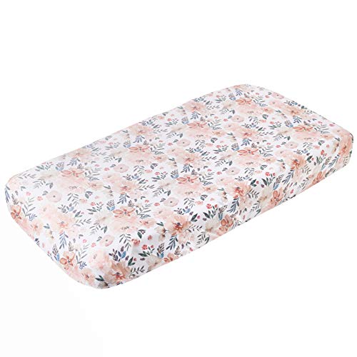 Image of Copper Pearl Premium Knit Changing Pad Cover Soft, Stylish, and Universal Fit for All Standard Diaper Changing Pads, Trendy Design Changing Pad Covers, Autumn