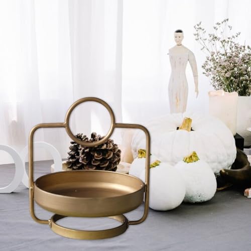 Plat de collation vintage et support de gâteau pour tea time chic - 8