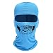 ISWMM Single Hole Cycling Mask Personality Balaclava Mask Adjustable Windproof Sunscreen Headgear Sun hat Cyan