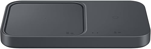 Samsung 15W Duo Fast Cargador Inalámbrico Pad - Gris Oscuro