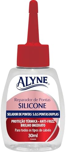 Alyne, Reparador de Pontas, Silicone, 30 ml, Vermelho