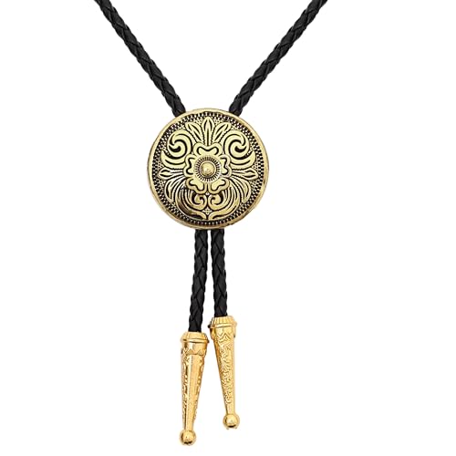 Image of Jeilwiy Bolo Tie for Men, Western Bolero Tie Cowboy Ties Native American Cowgirl Bolo Tie Accessories for Men Women