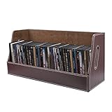 DVD-Regal bietet Platz für bis zu 28 DVDs, auch perfekt für die Organisation von Medienkonsolen, Bücherregalen, TV-Ständern, Schränken, Schränken und vielem mehr