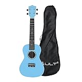 Vault UK-003 Concert Colourful Ukulele 23 Inch with Gig Bag - Blue
