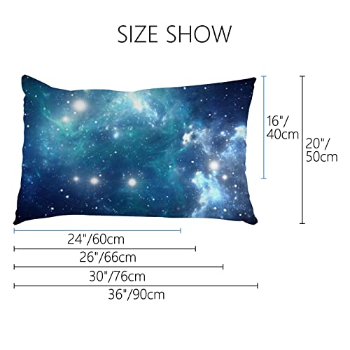 Federa per cuscino per Galaxy Stars Clouds Sky