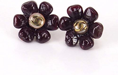 Amazon シャネル ピアス 00年秋冬 花 ココマーク ボルドー 赤茶 Chanel 中古 ジュエリー 通販 Amazon シャネル ピアス 00年秋冬 花 ココマーク ボルドー 赤茶 Chanel 中古 ジュエリー 通販