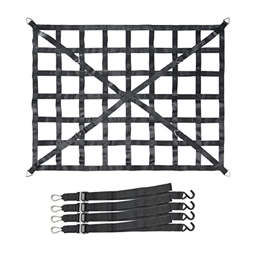 Lastbilsbädd Lastnät 4"x4" - Bungee Cargo Net för ATV, Släp & Båtar