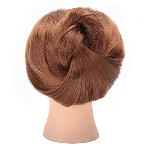 Cabeza de maniquí para peluquería de fibra sintética y pelo real para estudiantes